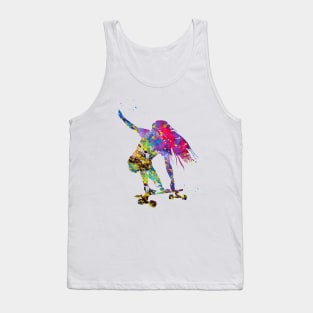 Skateboarder Tank Top